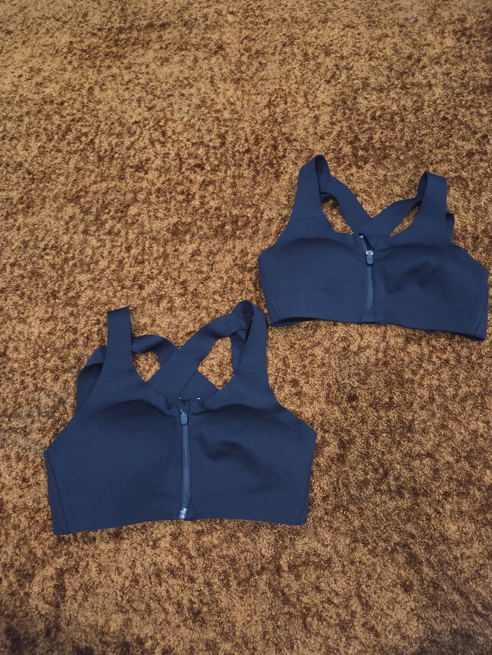 Lululemon Enlite Bra Zip Front Black 32D